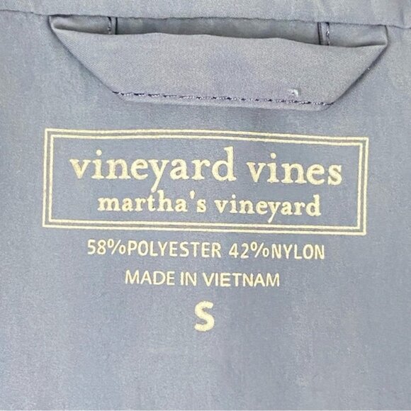 Vineyard Vines Sleeveless Vest Sz Small Steel Blue - Picture 8 of 10